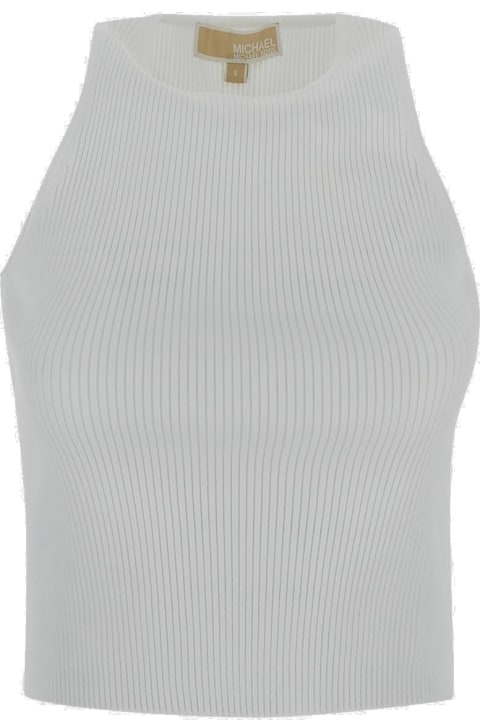 Michael Kors Topwear for Women Michael Kors Crewneck Ribbed Tank Top