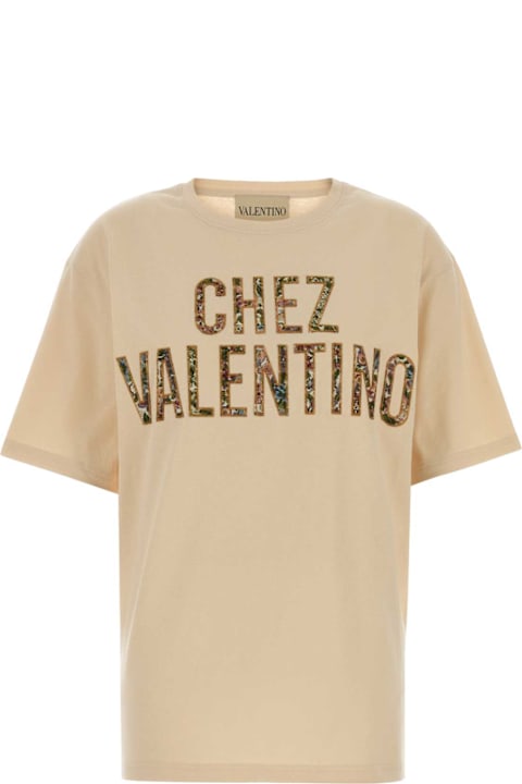 Homeware Valentino Garavani Beige Cotton T-shirt