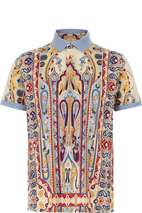 Etro Topwear for Men Etro Floral Paisley Polo Shirt