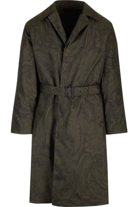 Etro Coats & Jackets for Women Etro Paisley Raincoat