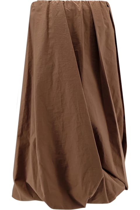 Brunello Cucinelli Clothing for Women Brunello Cucinelli Ballon Cotton Blend Skirt
