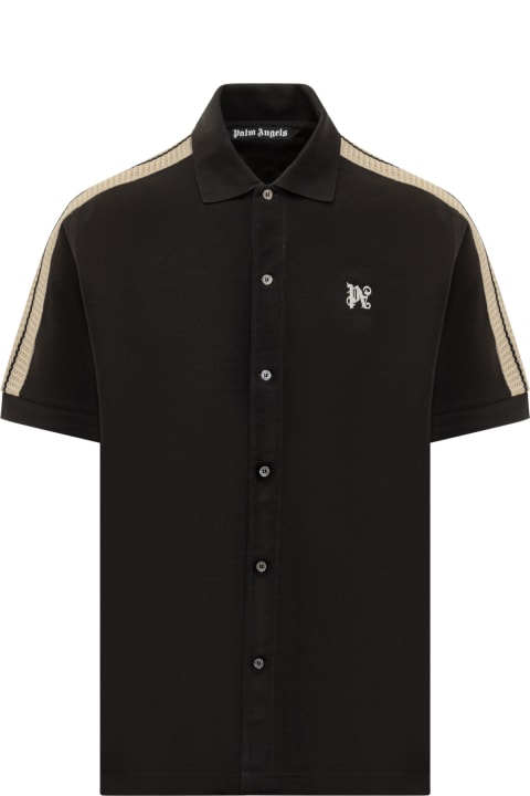 Palm Angels Topwear for Men Palm Angels Monogram Track Polo