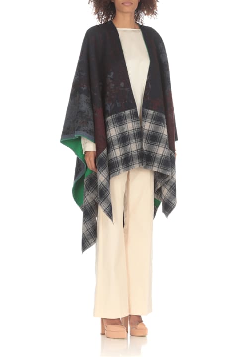 Wool And Cashmere Cape