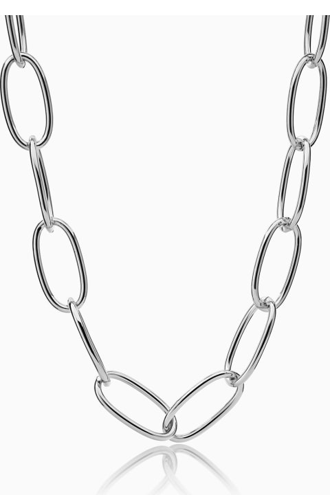 Federica Tosi Necklaces for Women Federica Tosi Lace Bolt Silver