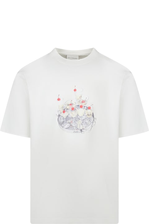 Drôle de Monsieur Topwear for Men Drôle de Monsieur Cocktail T-shirt