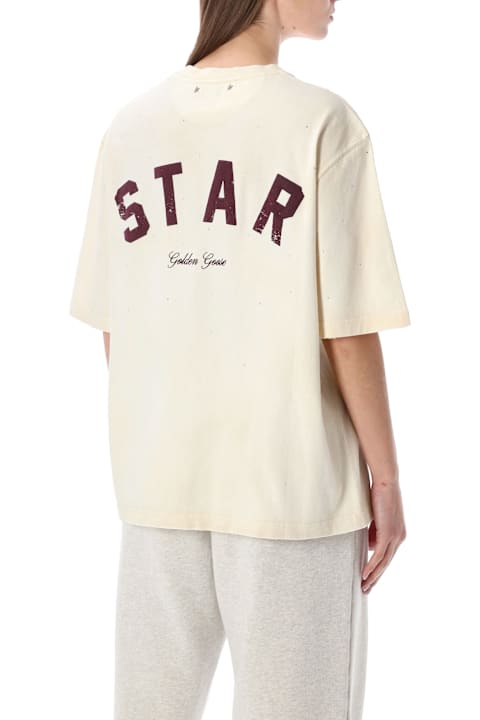 Homeware Golden Goose Golden Goose Crystal Embellished Cotton T-shirt