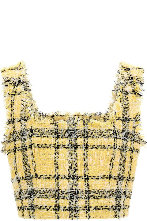 Homeware Balmain Tartan Tweed Top