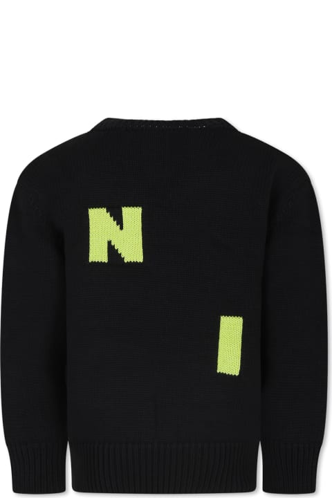 Fashion for Boys Marni Back Sweater For Kids With Logo