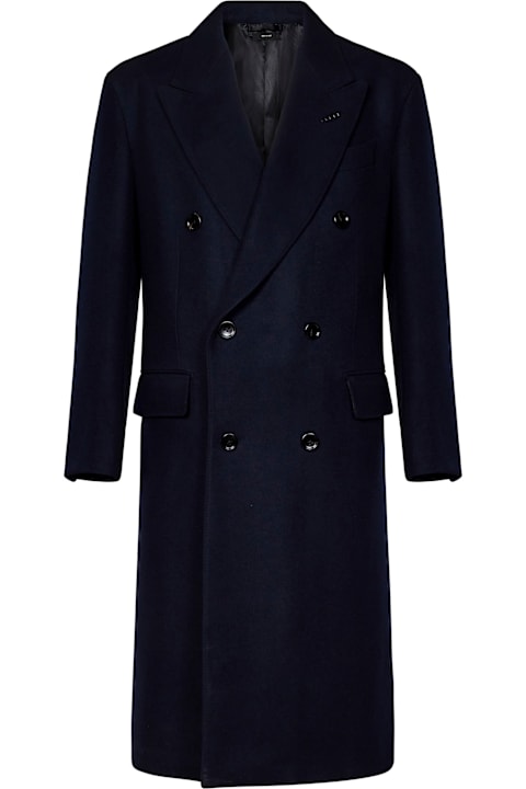 Tom Ford Coats & Jackets for Men Tom Ford Double-breasted Tailored Coat