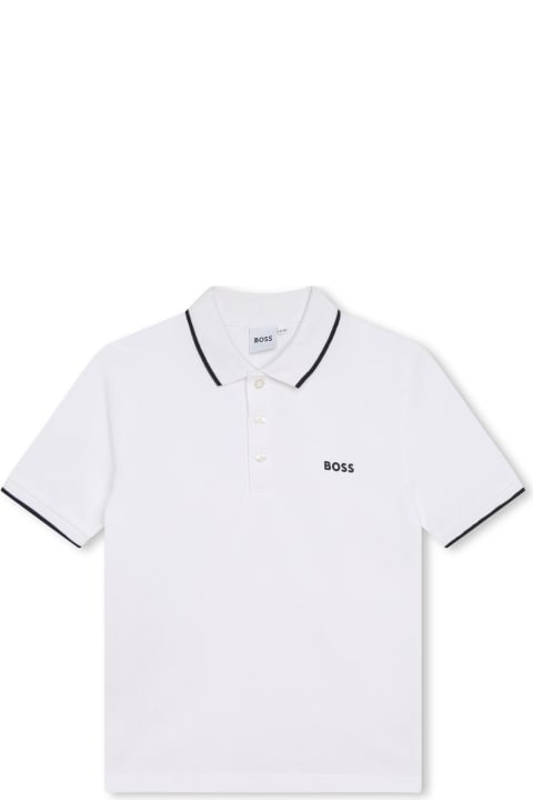Hugo Boss Accessories & Gifts for Boys Hugo Boss Polo Shirt With Embossed Logo