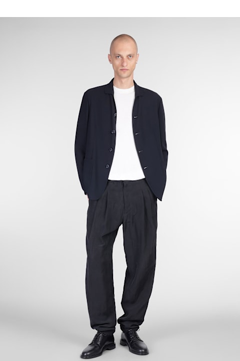 Giorgio Armani for Men Giorgio Armani Blazer In Blue Wool
