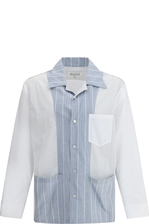 Maison Margiela for Men Maison Margiela Striped Patchwork Shirt