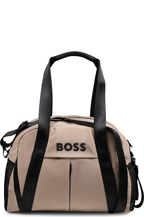 Hugo Boss Accessories & Gifts for Baby Boys Hugo Boss Beige Changing Bag For Babykids With Logo