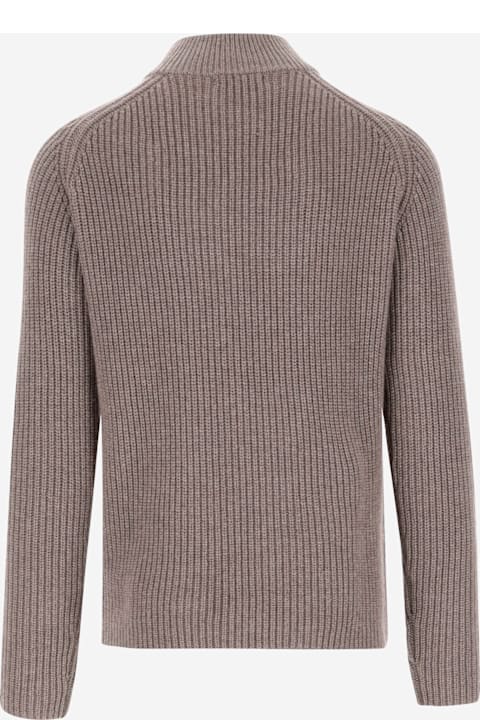 Oliver Lattughi Sweaters for Men Oliver Lattughi Wool Blend Sweater