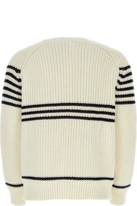 Loewe Sweaters for Men Loewe Ivory Wool Blend Sweater