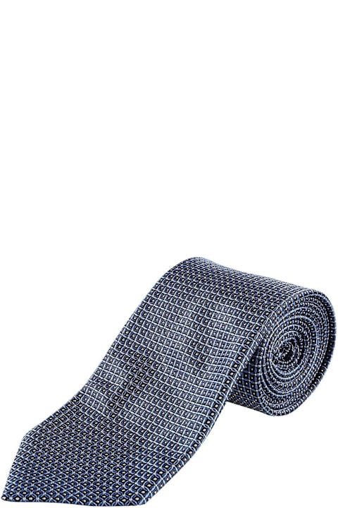 Homeware Zegna Pattern Jacquard Pointed-tip Tie