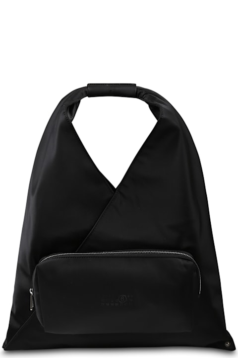 أدوات منزلية MM6 Maison Margiela Black Japanese Bag For Girl With Logo