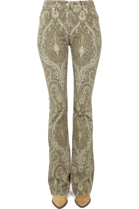 Etro Pants & Shorts for Women Etro Paisley Print Jeans