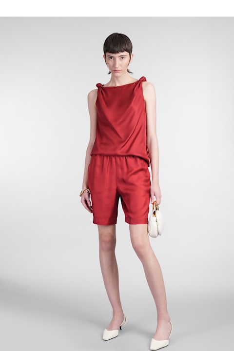 Loulou Studio for Women Loulou Studio Remy Topwear In Red Silk
