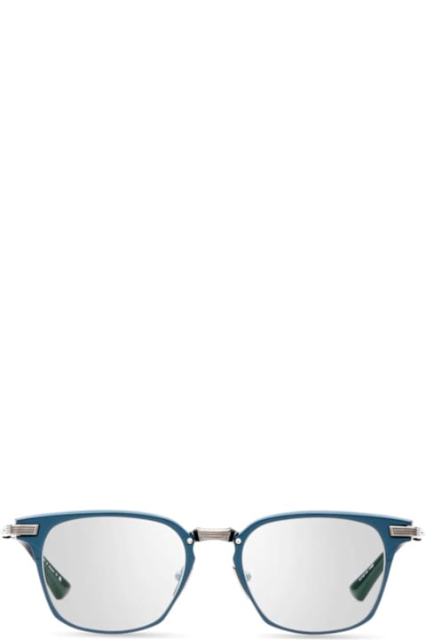 メガネ DITA Dita Eyeweare - LINRCON - Matte Navy-Antique Silver Linrconmatte Navy-antique Silver From Dita | italist, ALWAYS