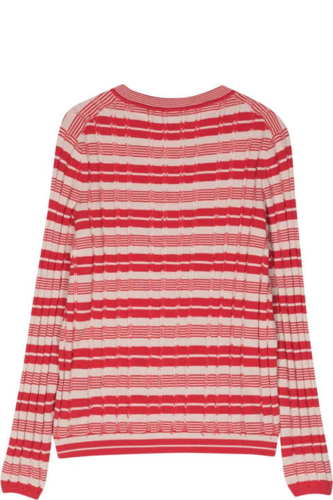 Paul Smith Sweaters for Women Paul Smith Long Sleeves Striped Korean Sweater