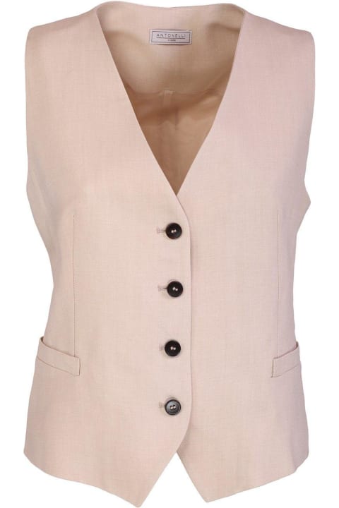 Antonelli Coats & Jackets for Women Antonelli V-neck Waistcoat