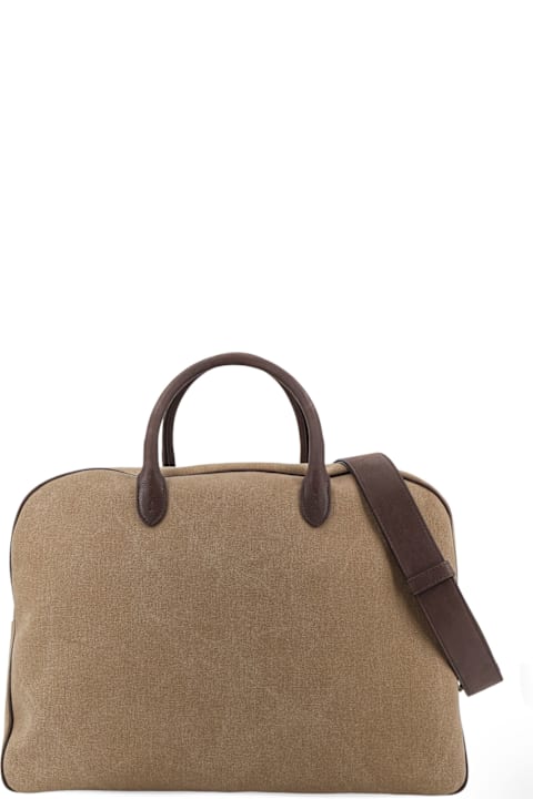 Orciani for Kids Orciani Jones Suede Travel Bag