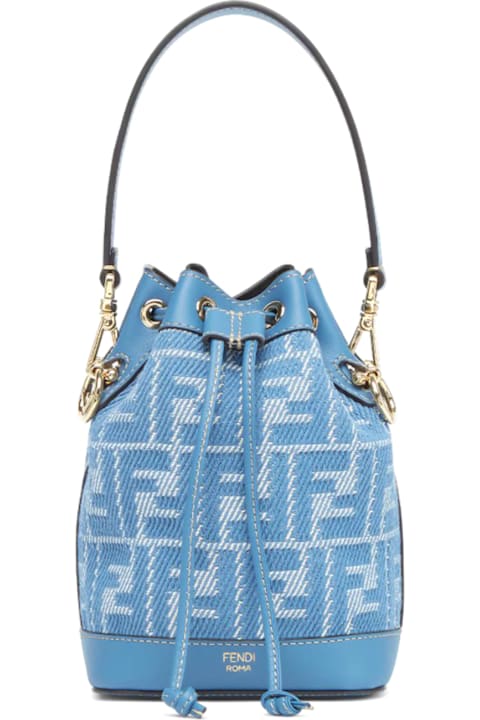 Fendi Sale for Women Fendi Mini Mon Tresor In Jacquard Ff
