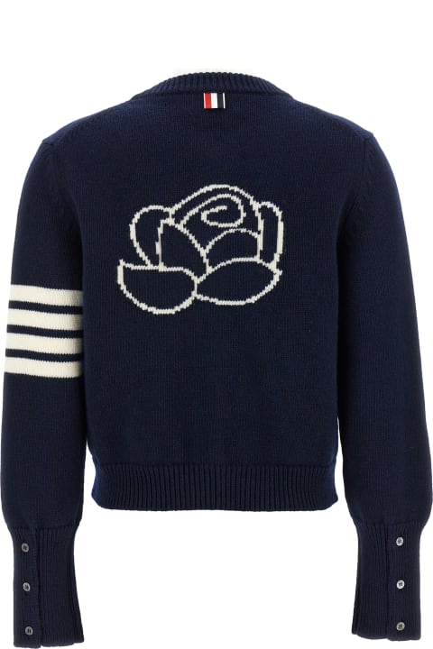Thom Browne Sweaters for Women Thom Browne 'rose Icon' Cardigan