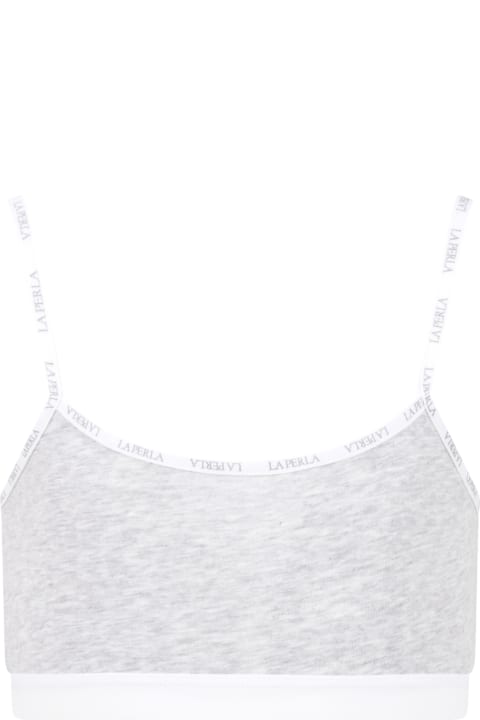 Underwear for Girls La Perla Grey Brassiere For Girl