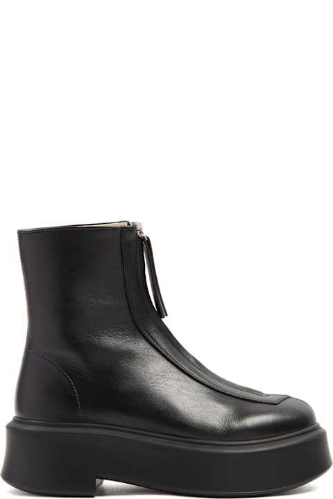 The Row Boots for Women The Row Zipped Leather Boots