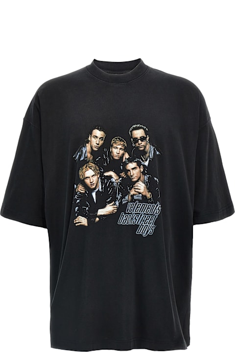 関税負担なし★VETEMENTS Backstreet Boys Tシャツ★VIP価格 VETEMENTS 'backstreet Boys' T-shirt | italist