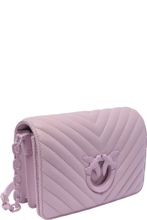 Pinko for Women Pinko Mini Love Click Crossbody Bag