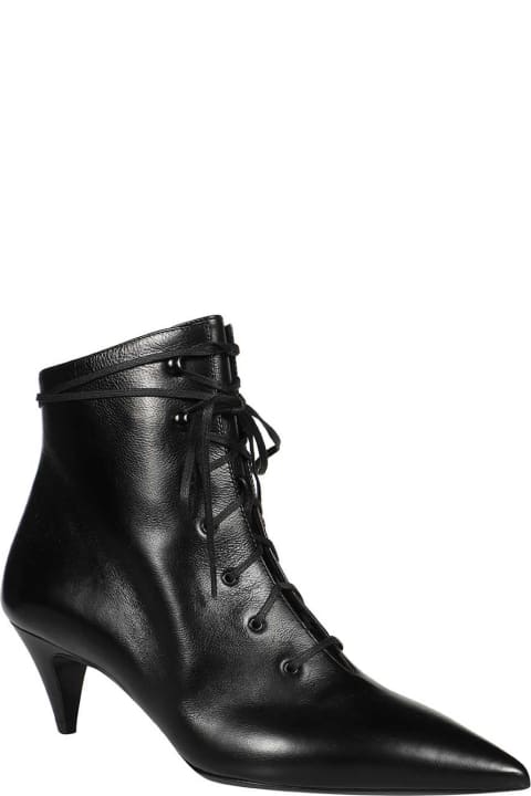 Fashion for Women Saint Laurent Leather Ankle Boots