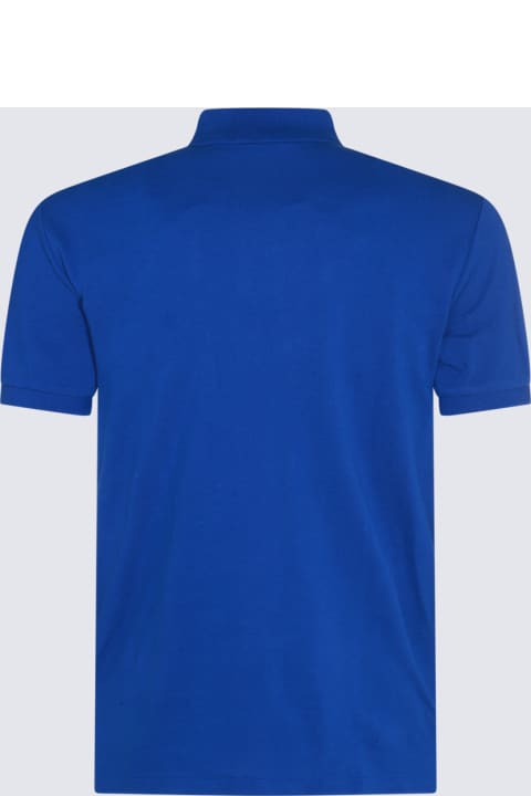 Fashion for Men Polo Ralph Lauren Royal Blue And White Cotton Polo Shirt