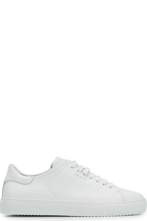 ウィメンズ新着アイテム Axel Arigato 'clean 90' White Sneakers With Printed Logo In Leather Woman Axel Arigato