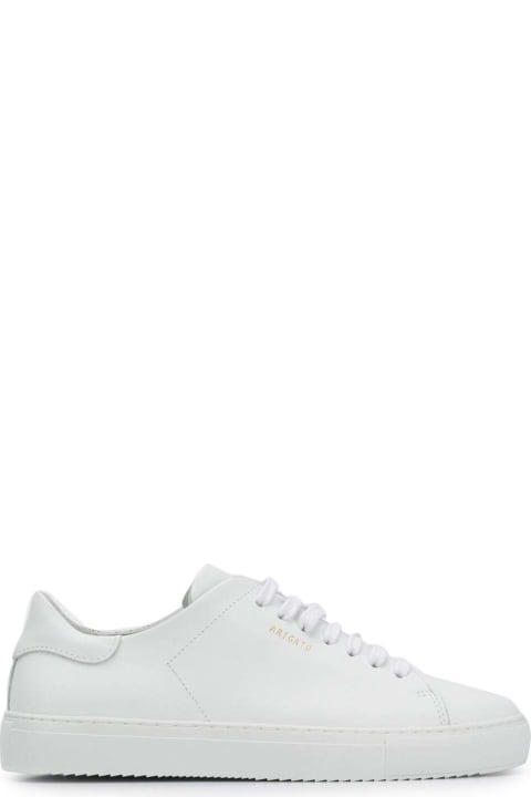 Homeware Axel Arigato 
clean 90
 White Sneakers With Printed Logo In Leather Woman Axel Arigato