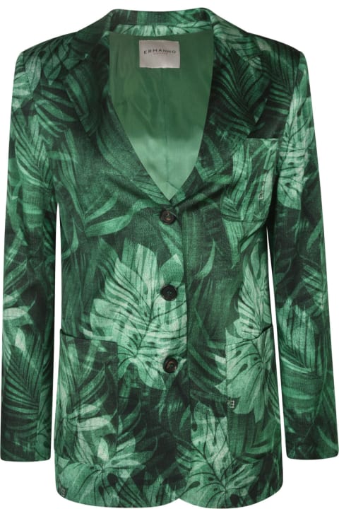 Ermanno Scervino Coats & Jackets for Women Ermanno Scervino Floral Print Jacket
