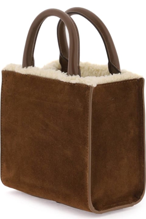 Dolce & Gabbana Bags for Women Dolce & Gabbana Dg Daily Mini Suede And Shearling Tote Bag