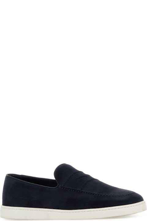 Church
s Navy Blue Suede Peebles Loafers