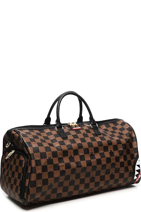 Sprayground for Men Sprayground Peeking Character Check Travel Bag