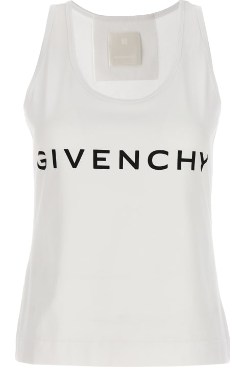 ウィメンズ Givenchyのトップス Givenchy Logo Print Tank Top