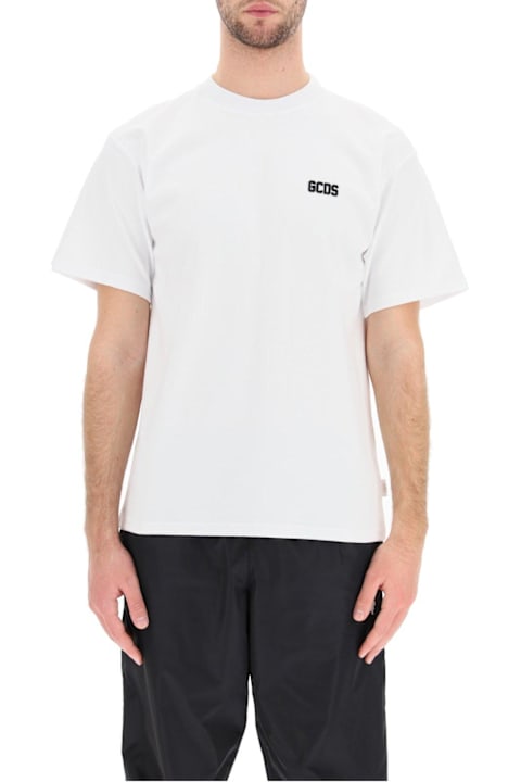 أدوات منزلية GCDS Logo Plaque Crewneck T-shirt