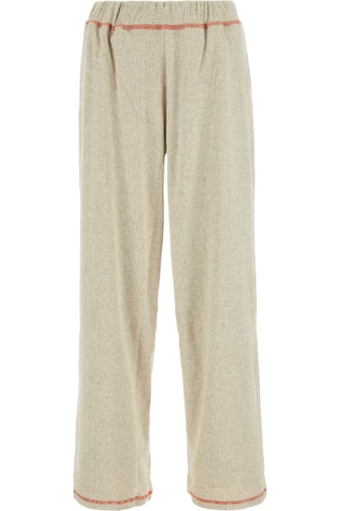Baserange Pants & Shorts for Women Baserange Melange Sand Stretch Cotton Blend Joggers