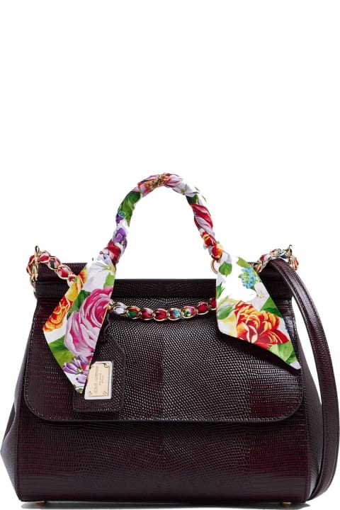 Totes for Women Dolce & Gabbana Sicily Dauphine Handbag