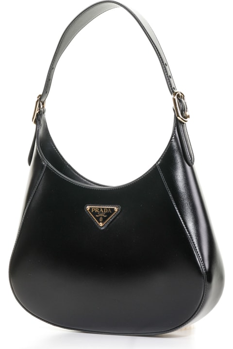 Prada Bags for Women Prada Shoulder Bag In Leather With Logo
