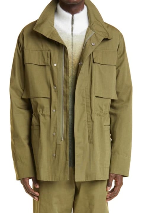 Off-White Coats & Jackets for Men Off-White Arrow Field Cotton Jacket