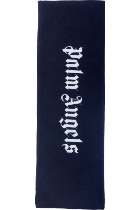 Accessories & Gifts for Boys Palm Angels Scarf With Logo Embroidery