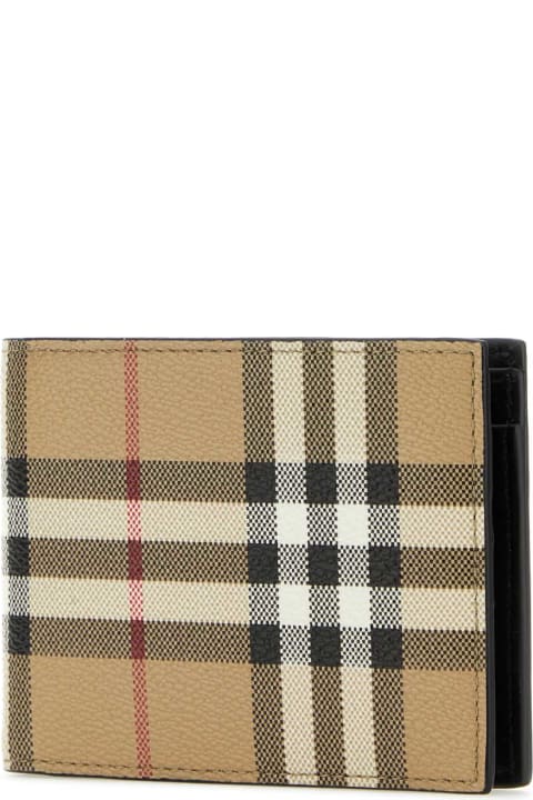 Wallets for Men Burberry Printed E-canvas Wallet