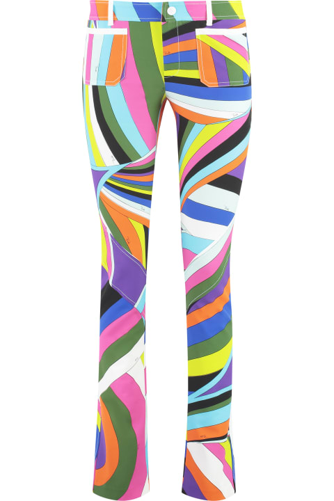 Pucci Pants & Shorts for Women Pucci Printed Cropped Trousers
